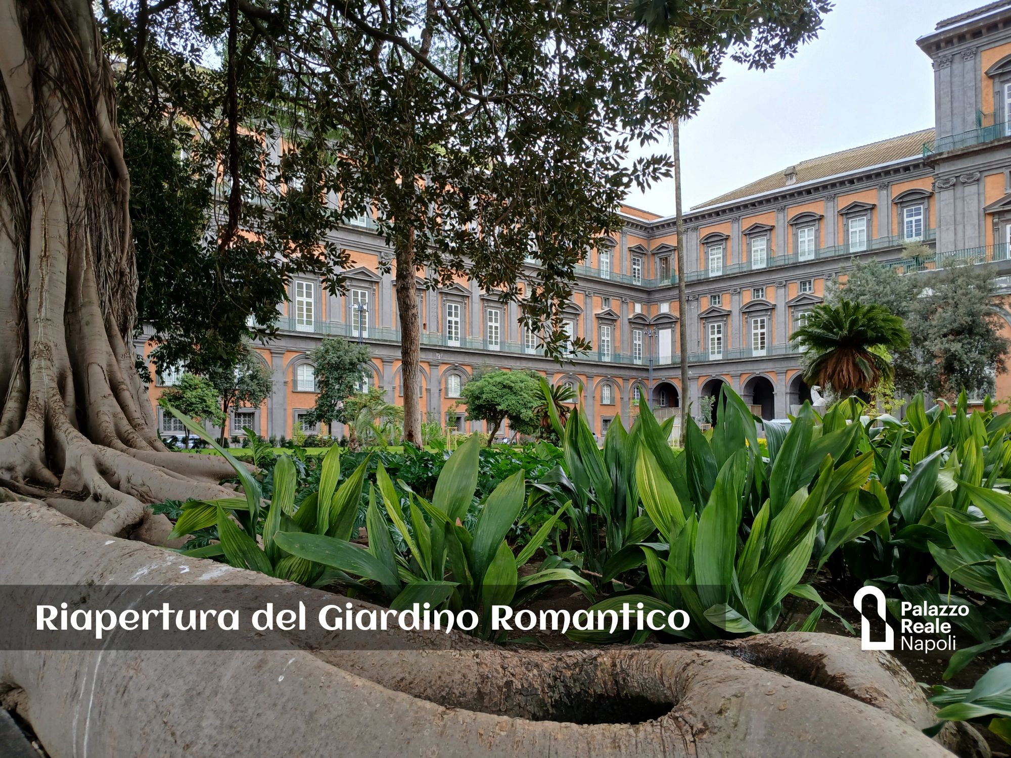 Al Palazzo Reale riapre il Giardino Romantico